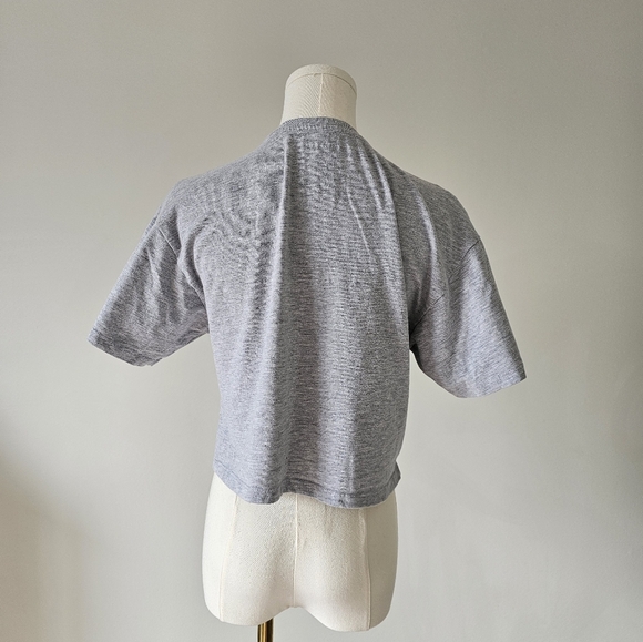 Betty Boop Gray Crop Top Tee Size S - Picture 3 of 5